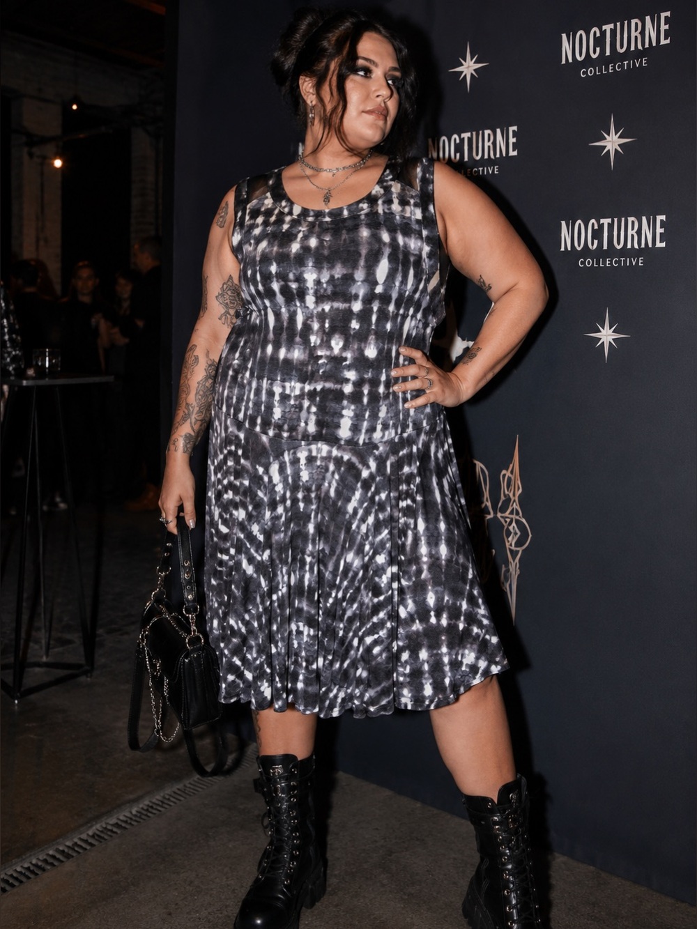 Cynthia Rowley- Tie-Dye Mesh Accent Dress Size XL